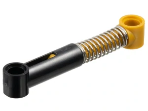 LEGO 731c09 Technic, Shock Absorber 6.5L with Pearl Gold Piston Rod - Soft Spring, Tight Coils