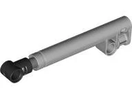 LEGO 65151c02 - Technic, Shock Absorber 11L with Internal Spring, Dark Bluish Gray Shaft, and Black Tip