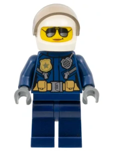 LEGO cty0739 Police - City Helicopter Pilot Female