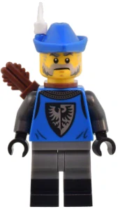LEGO adp099 Mountain Fortress Black Falcon Archer - Male