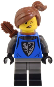 LEGO adp101 Mountain Fortress Black Falcon Archer - Female