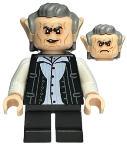 LEGO hp445 Griphook - Black Pinstripe Vest