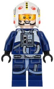 LEGO sw0801 Rebel Pilot Y-wing (Dark Blue Jumpsuit)