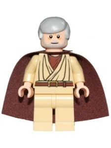 LEGO sw0637a Obi-Wan Kenobi (Old, Standard Cape, with Pupils)
