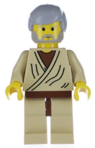 LEGO sw0023a Obi-Wan Kenobi (Old with Light Bluish Gray Hair)