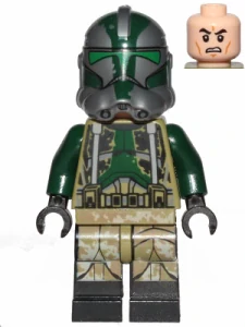 LEGO sw1003 Clone Trooper Commander Gree, 41st Elite Corps (Phase 2)