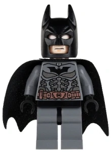 LEGO sh0064 Batman - Dark Bluish Gray Suit with Copper Belt