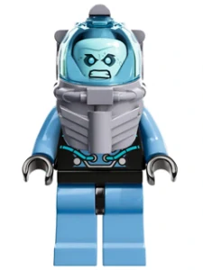 LEGO sh0049 Mr. Freeze, Medium Blue