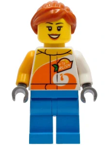 LEGO cty1228 Female - Jacket with 'ViTA RUSH'