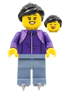 LEGO hol277 Woman, Black Hair