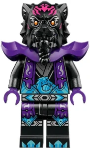 LEGO njo0862 Lord Ras - Dark Purple Robe and Shoulder Armor