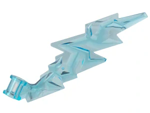 LEGO 2149 Wave Angular Single with Axle Hole End (Lightning Bolt)