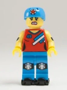 LEGO col136 Roller Derby Girl, Series 9