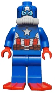 LEGO sh0214 Scuba Captain America