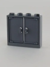 LEGO Okno tmavě šedé