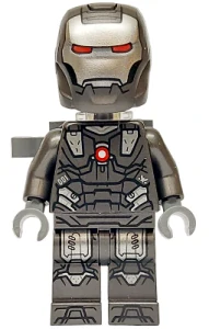 LEGO sh0987 War Machine - Pearl Dark Gray and Silver Armor