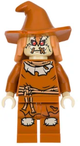 LEGO sh0275 Scarecrow, Dark Orange Floppy Hat