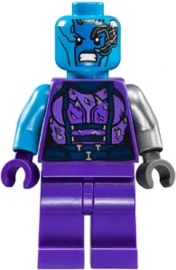 LEGO sh0386 Nebula - Dark Azure Head, Torn Outfit