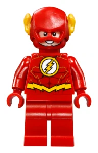 LEGO sh0473 The Flash - Gold Outlines on Chest