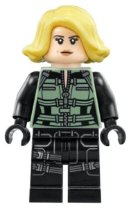 LEGO sh0494 Black Widow - Black Jumpsuit