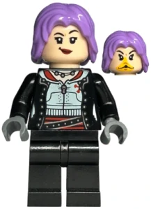 LEGO hp369 Nymphadora Tonks - Medium Lavender Hair, Plain Legs