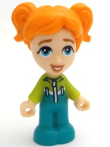 LEGO frnd666 Friends Ella - Micro Doll, Dark Turquoise and Lime Ski Suit