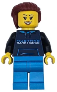 LEGO sc114 Ford Mustang Dark Horse Driver