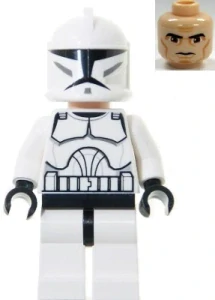 LEGO sw0201 Clone Trooper (Phase 1) - Large Eyes
