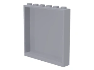 LEGO 59349 - Light Bluish Gray Panel 1 x 6 x 5