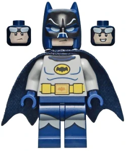 LEGO sh0703 Batman - Classic TV Series, Goggles and Light Bluish Gray Torso