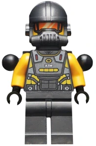 LEGO sh0628 AIM Agent - Backpack and Pins with Tow Ball