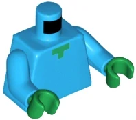 LEGO 973pb1814c01 tělo minecraft zombie
