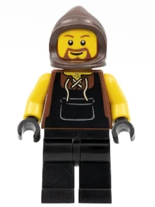 LEGO cas467 Kingdoms - Blacksmith with Brown Beard