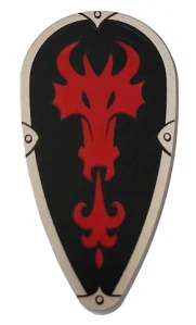 LEGO 2586pb007 - Štít červený drak