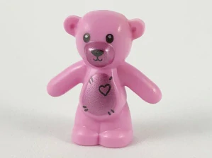 LEGO 98382pb010 - Medvídek růžový, Teddy Bear