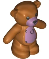 LEGO 98382pb010 - Medvídek hnědý, Teddy Bear