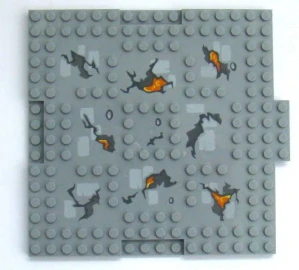 LEGO 15623pb003 Brick, Modified 16 x 16 x 2/3