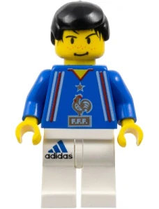 LEGO soc101 Soccer Player French Team