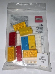LEGO Set 6384690-1 LEGO Play Day 2021 - Braille Bricks polybag