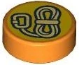 LEGO 98138pb427 - Karabina, Tile, Round 1 x 1