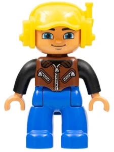 LEGO 47394pb157 Duplo Figure, pilot