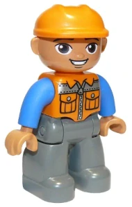 LEGO 47394pb156a Duplo Figure, dělník