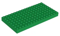 LEGO 4204 Zelená Brick 8 x 16
