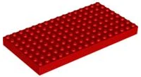 LEGO 4204 Červený Brick 8 x 16