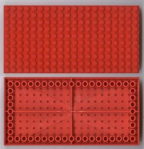 LEGO 700ed Červená Brick 10 x 20