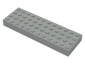 LEGO 4202 Světle šedá starší odstín Brick 4 x 12