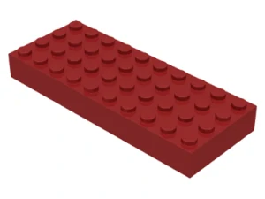 LEGO 6212 Tmavě červený Brick 4 x 10