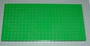 LEGO 30072 Zelený Brick 12 x 24 - poškozený roh