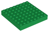 LEGO 4201 Zelená Brick 8 x 8