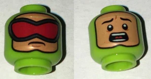 LEGO 3626pb1620 - Obličej oboustranný
